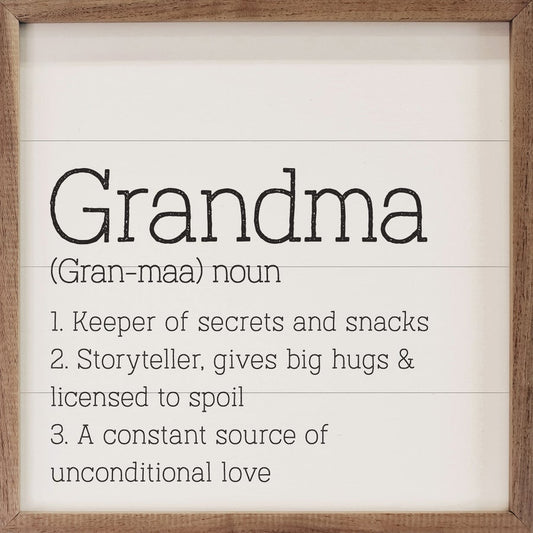 Grandma Definition White image 0