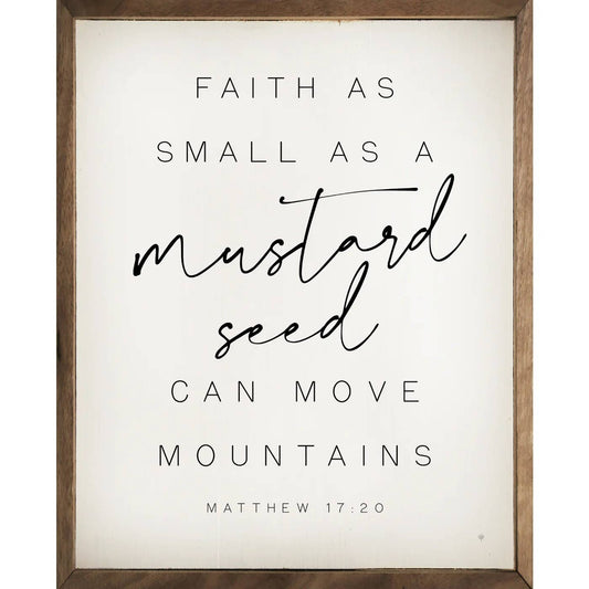 Mustard Seed Matthew 17:20