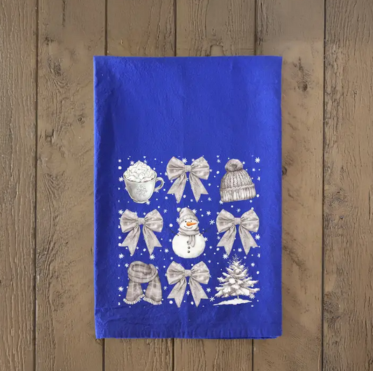Winter Bows Towel image 0