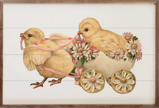 Chicks In Wagon image 0