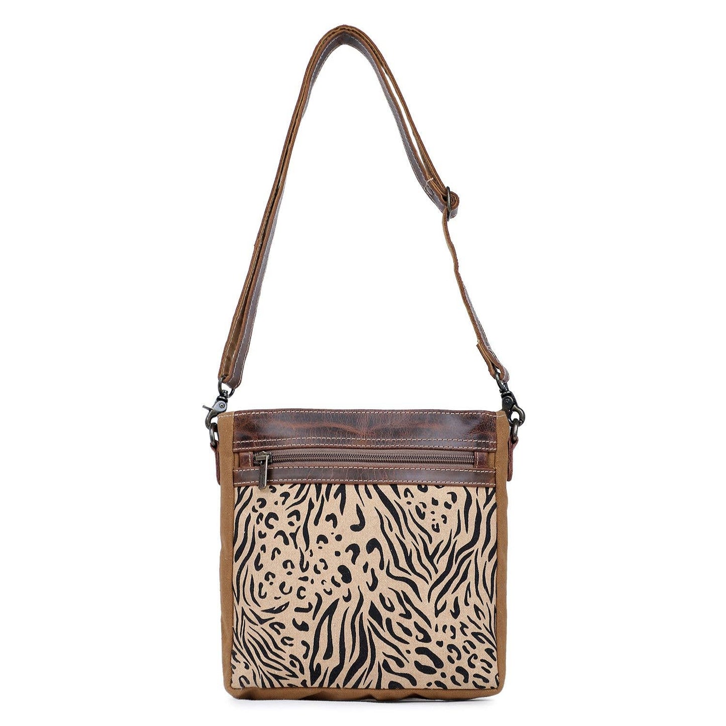 Canvas & Leather Crossbody