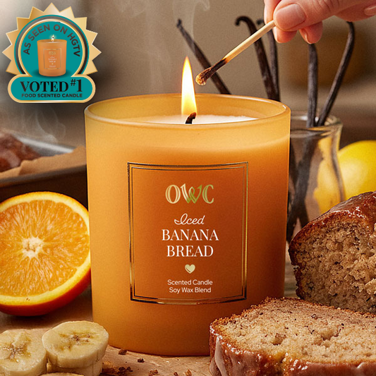 Iced Banana Bread Candle