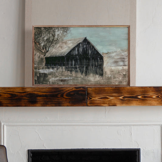 Old Black Barn By Morgan Adams image 0