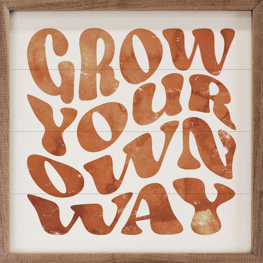 Grow Your Own Way White image 0