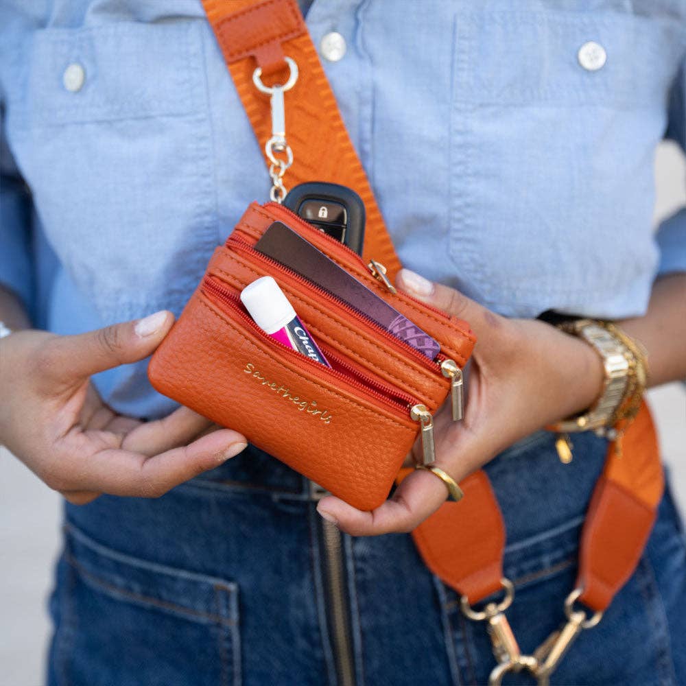 Clip & Go Strap w/Zippered Pouch Classic: Black