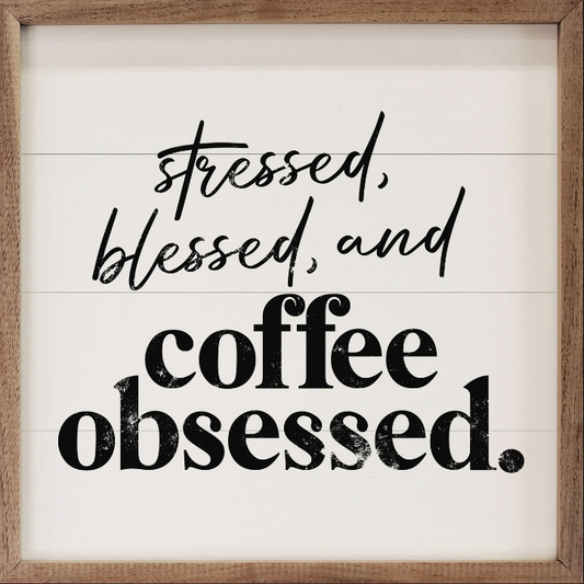Coffee Obsessed White image 0