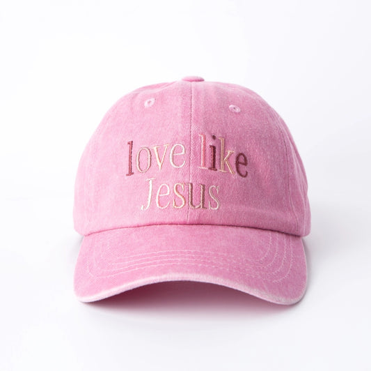 Embroidered Love Like Jesus Hat image 0