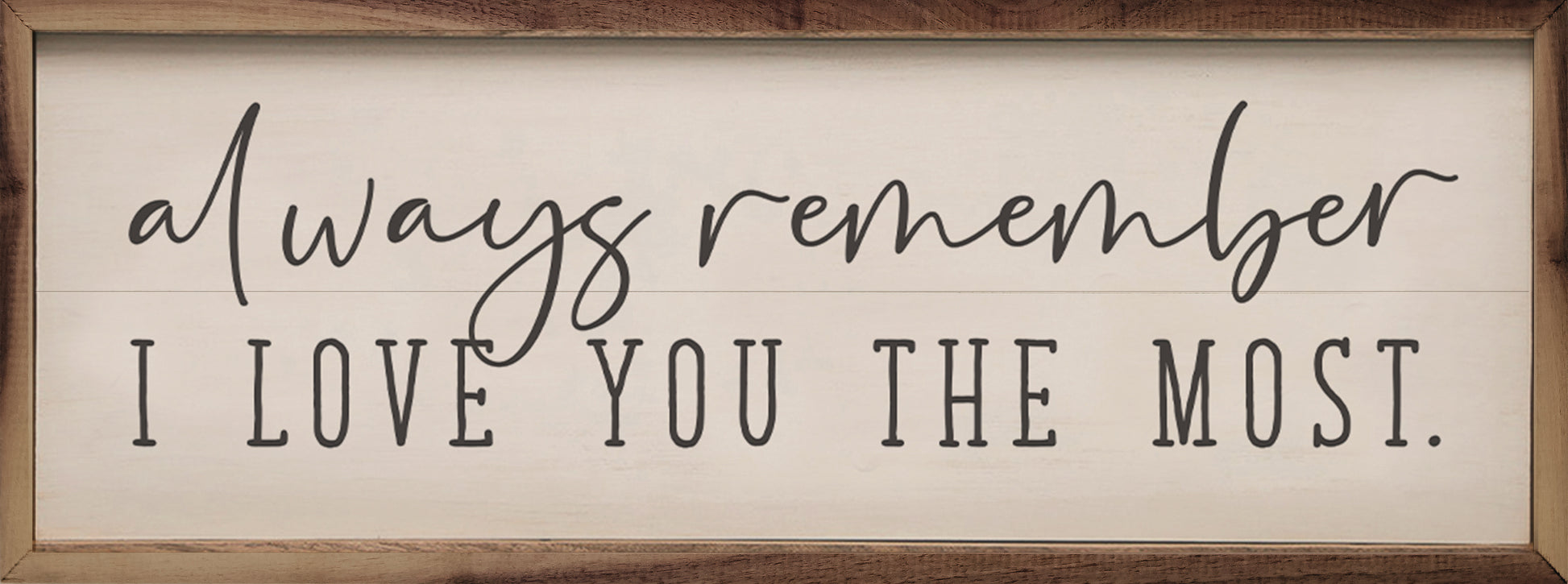 Always Remember I Love You Most White image 0