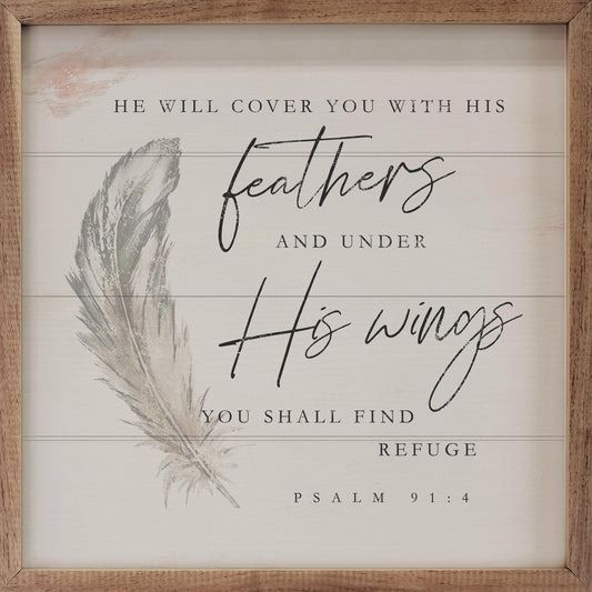 His Wings Feather White image 0