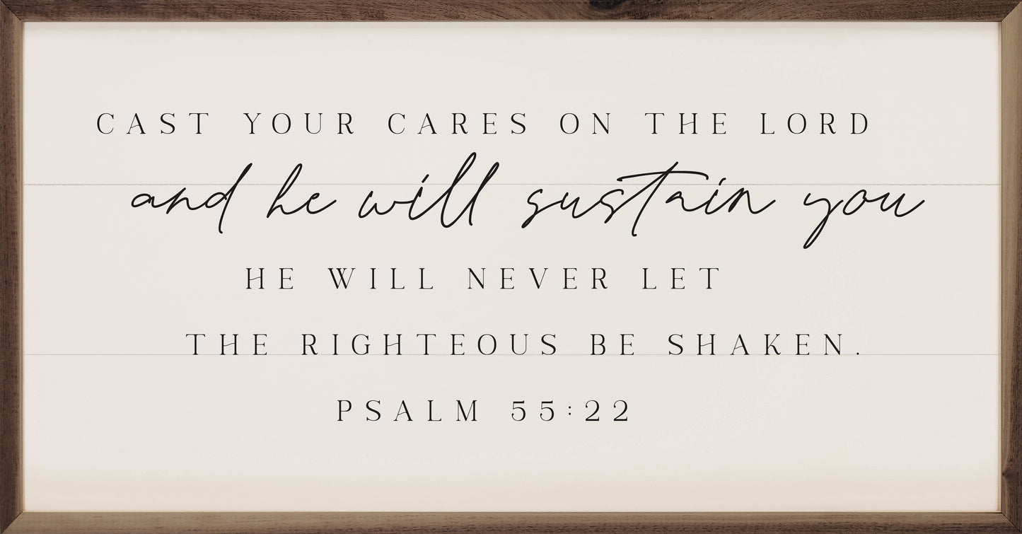 Cast Your Cares Psalm 55:22 image 0