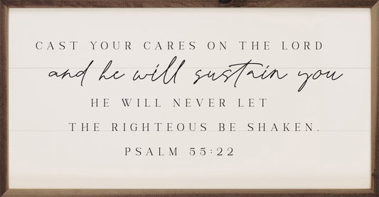 Cast Your Cares Psalm 55:22 image 0