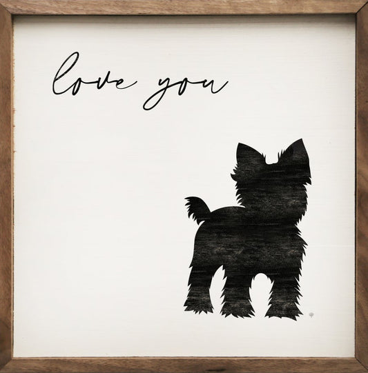 Love You Yorkie White image 0