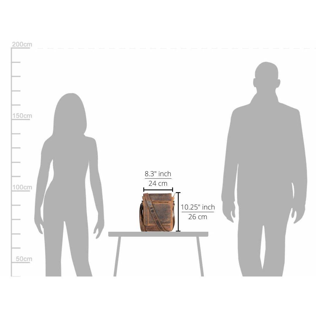 Henry Unisex Mini-Messenger Bag: Sandalwood