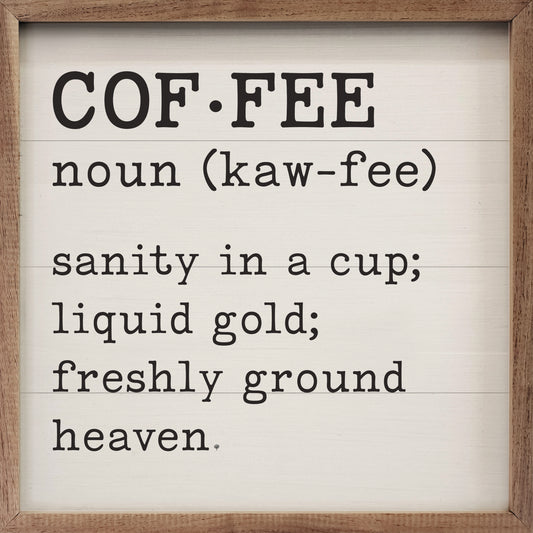 Coffee Definition White image 0