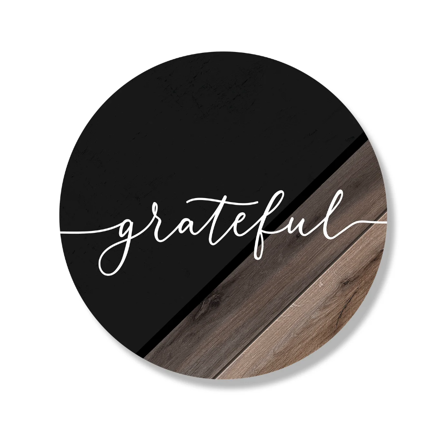 Grateful Wood And Black Circle image 0