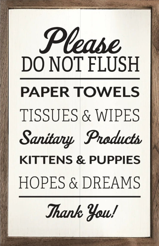 Please Do Not Flush White image 0