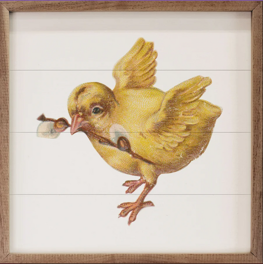 Chick With Pussywillow image 0