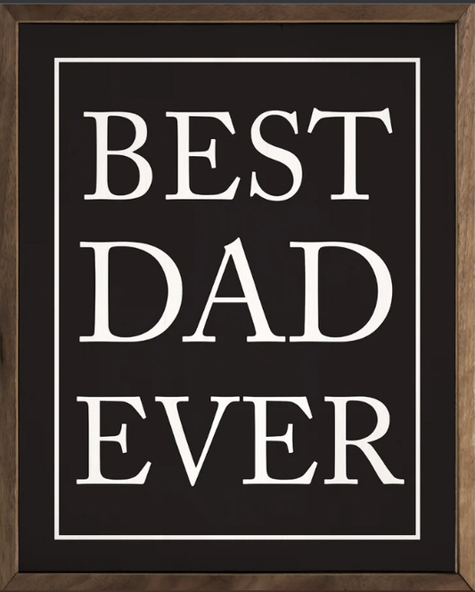 Best Dad Ever Border Black image 0