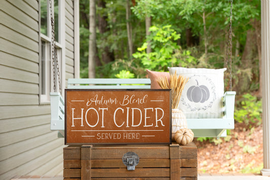 Autumn Blend Hot Cider Served Here Orange image 0