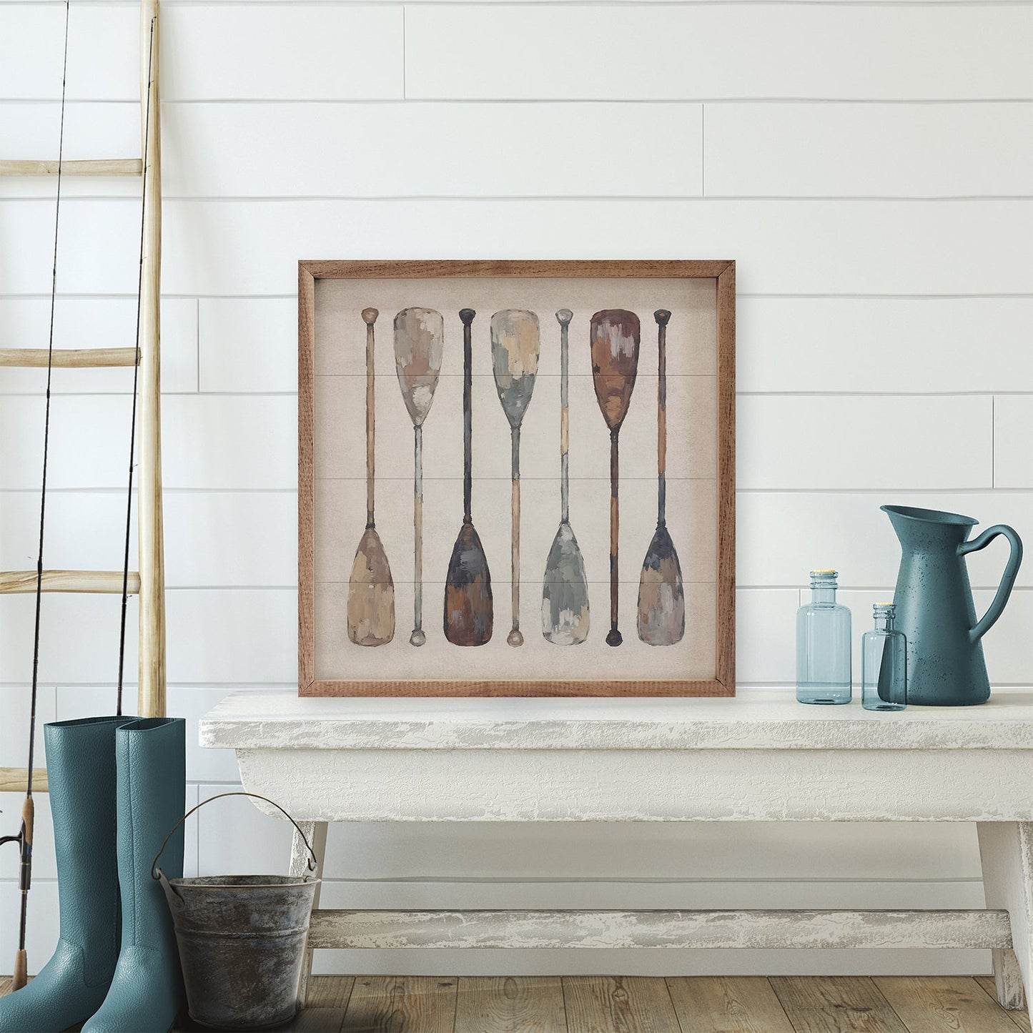 Vintage Boat Oars
