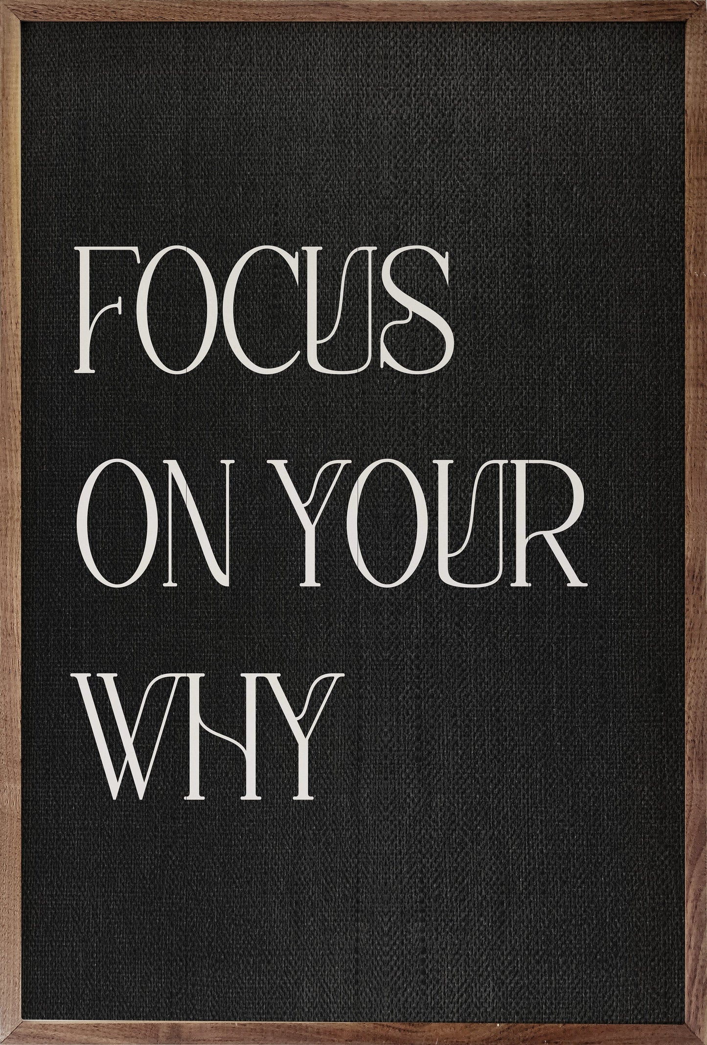 Focus On Your Why Black