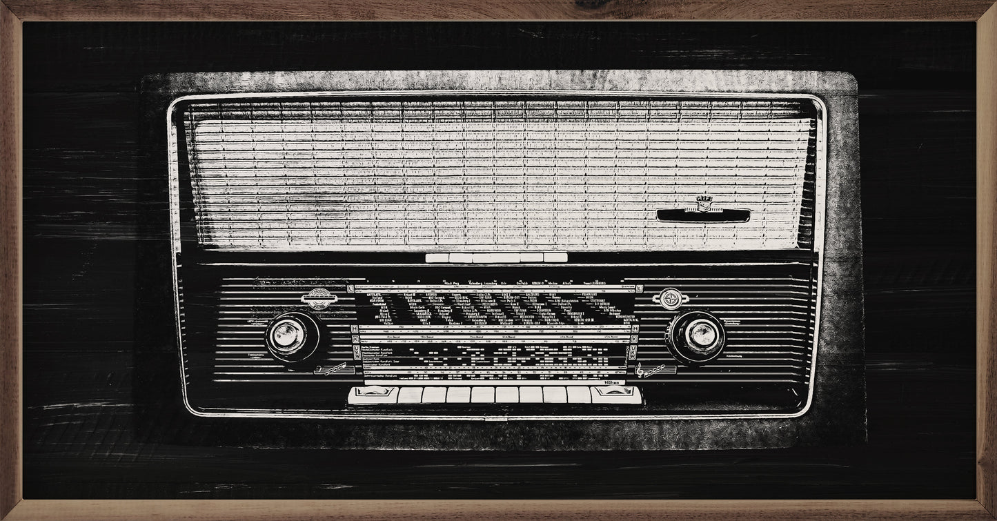 Radio In Black And White