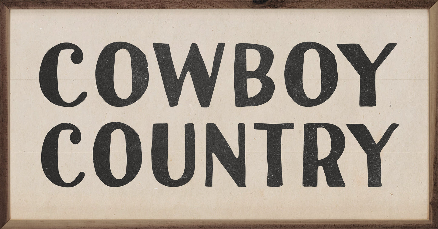 Cowboy Country White