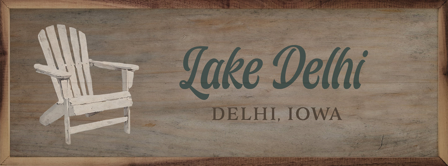 Adirondack Chair Personalized Lake City State