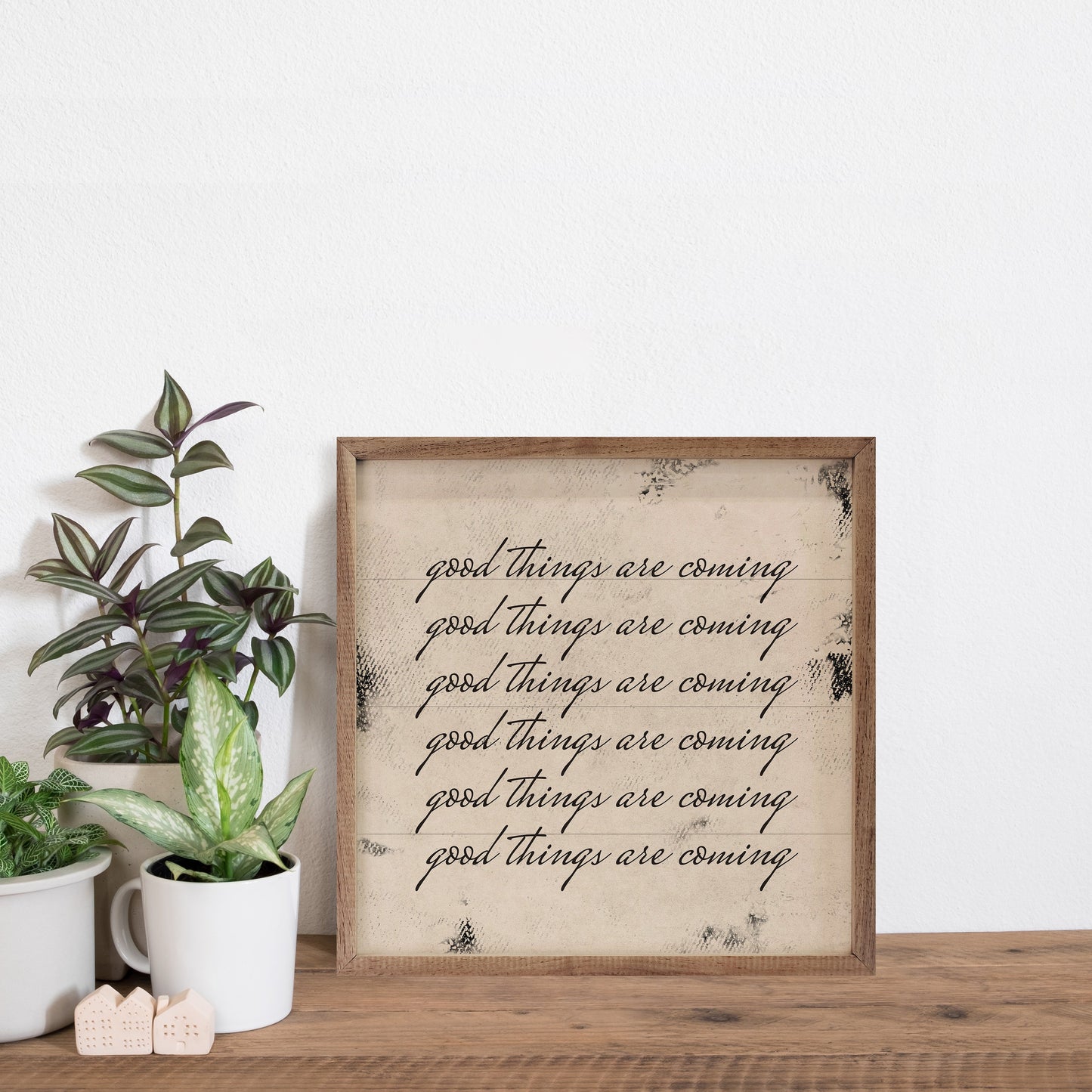 Repeat Good Things Are Coming White