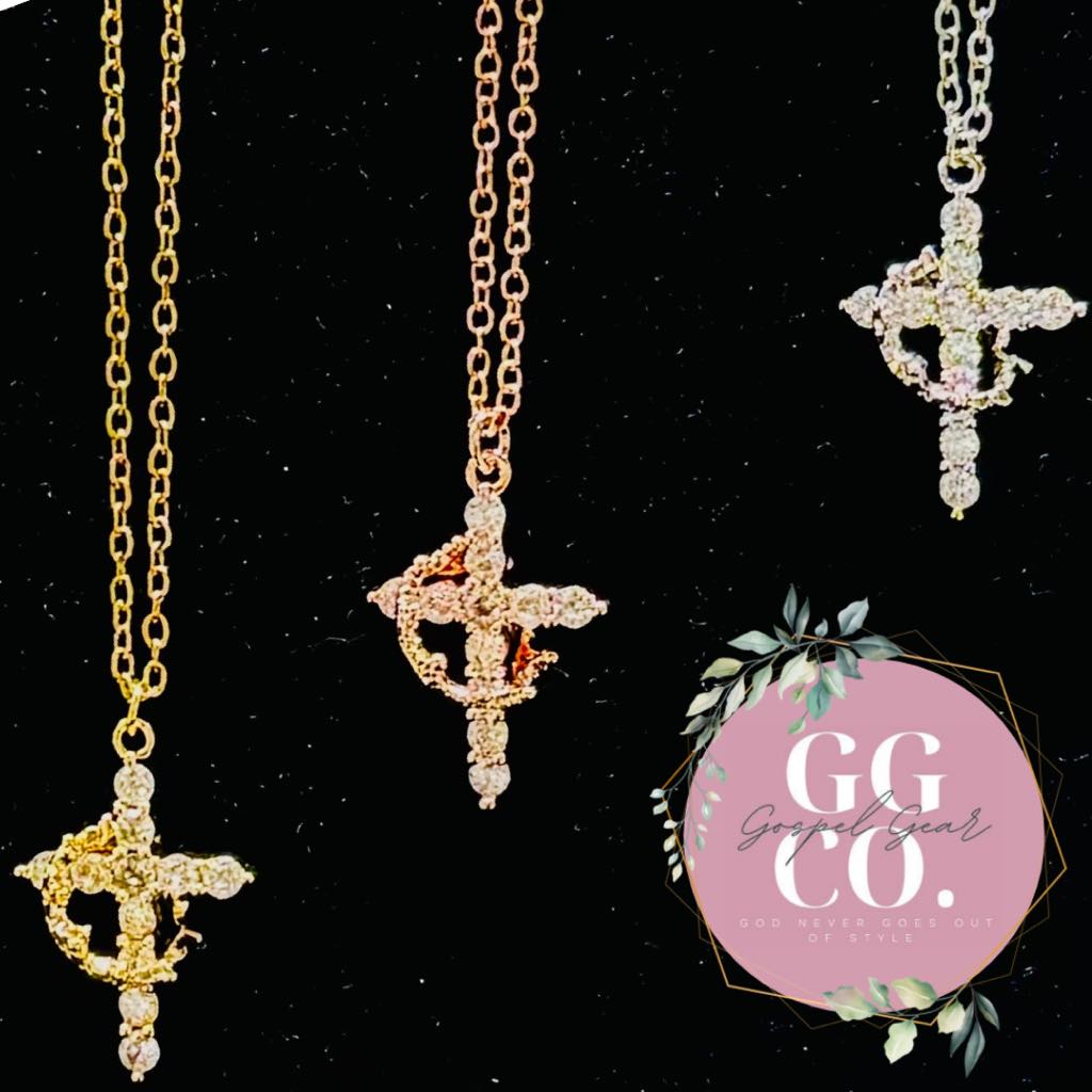 Cross Crown Christian Necklace (C3-5)