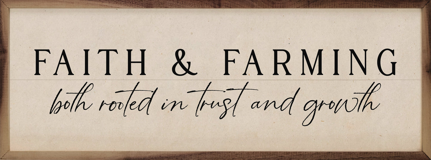 Faith And Farming White