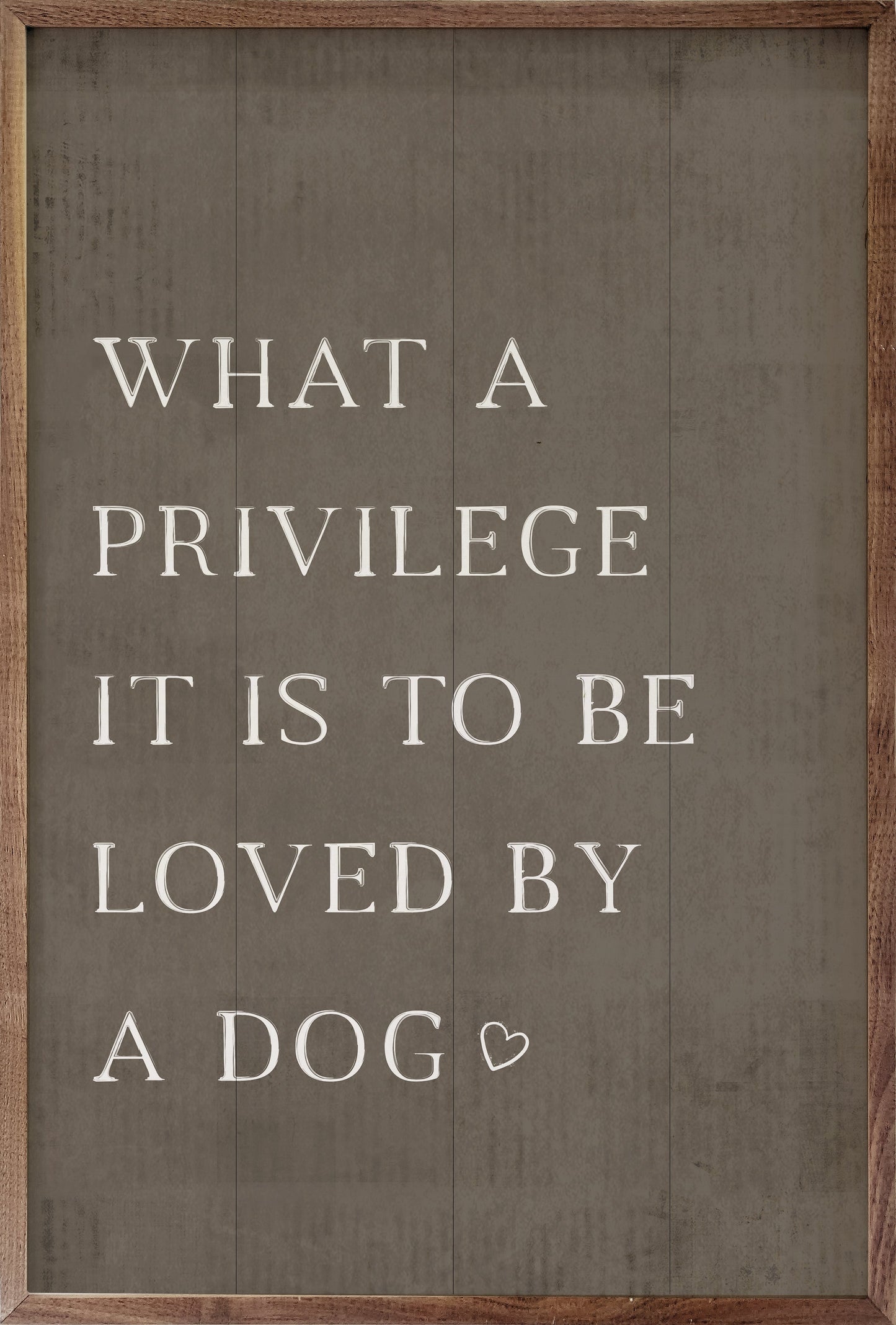 What A Privilege Dog
