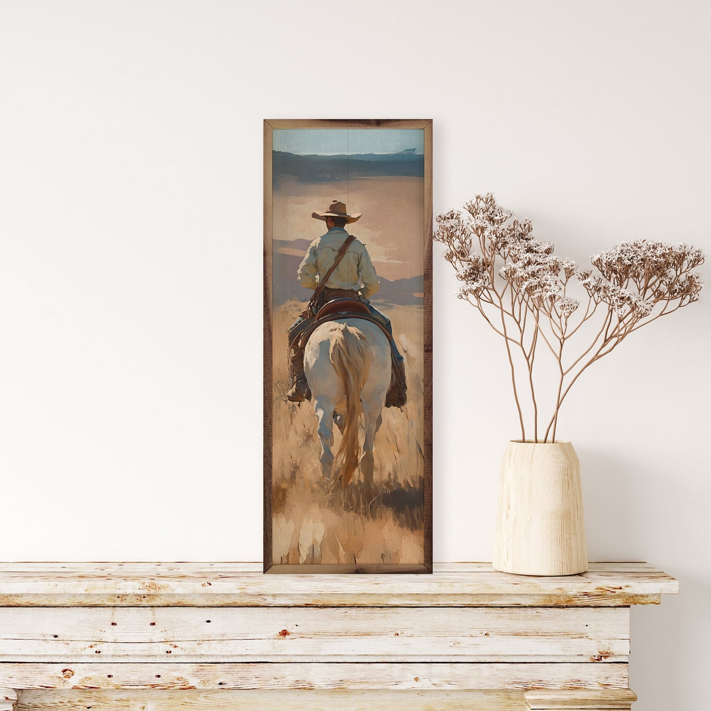 Western Riding Cowboy