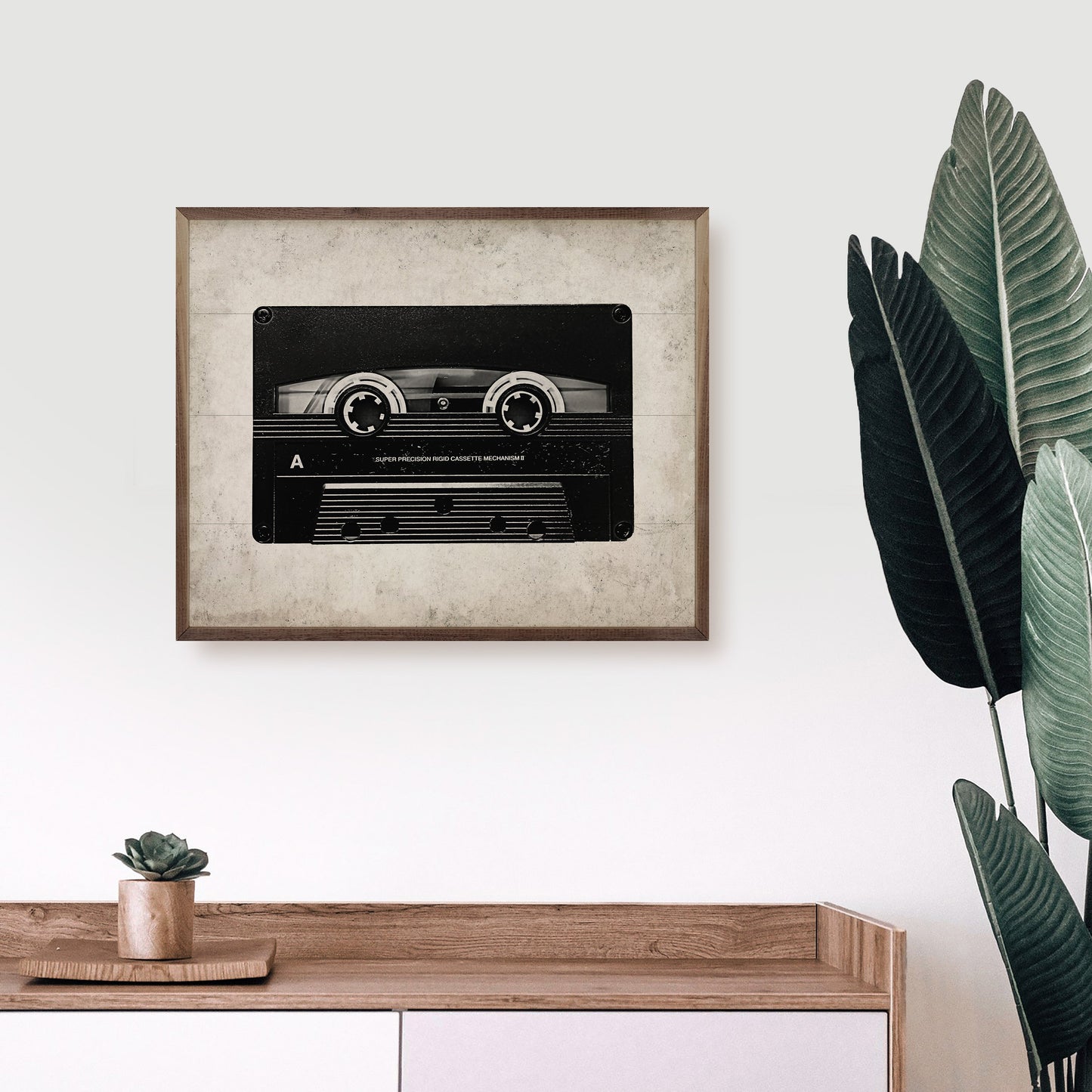 Cassette In Black And White