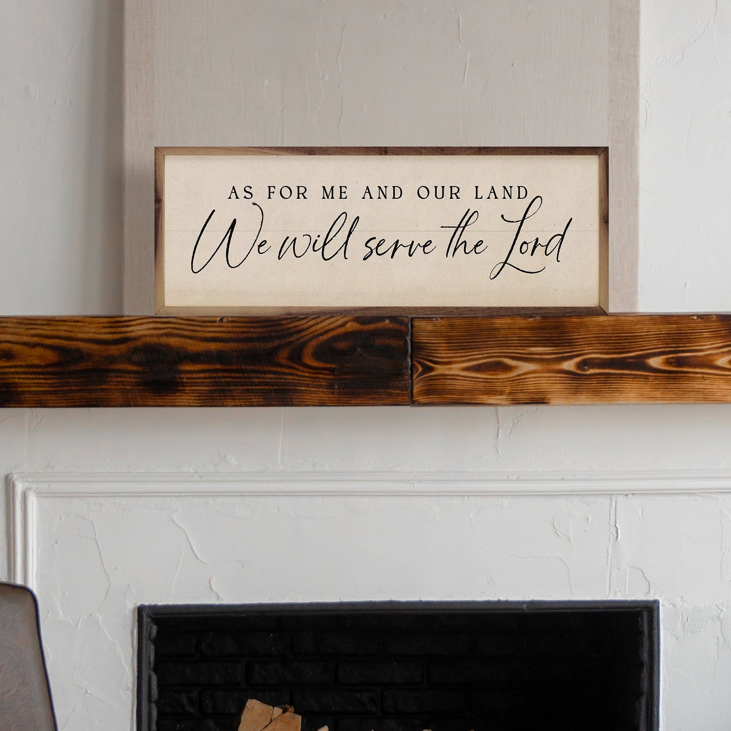 We Will Serve The Lord White