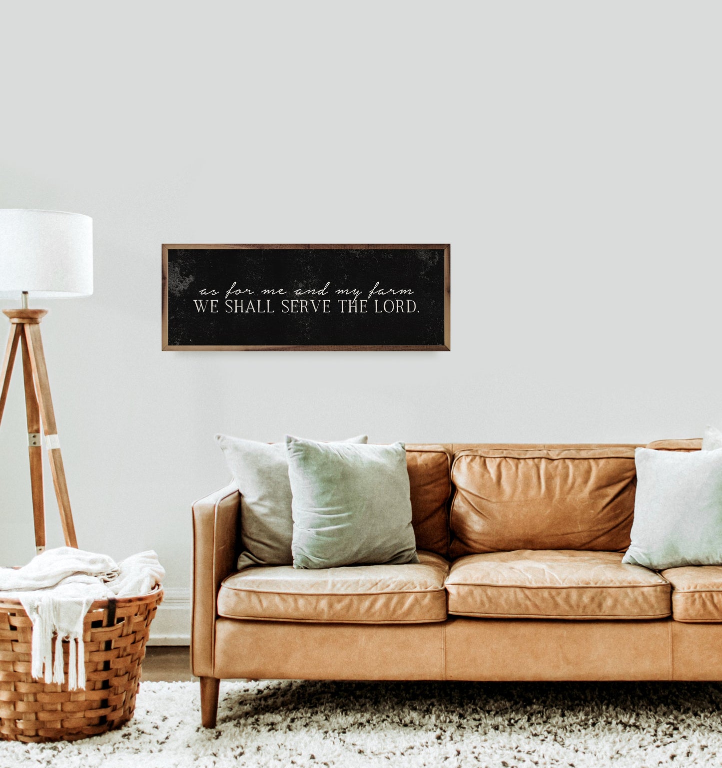 We Shall Serve The Lord Black