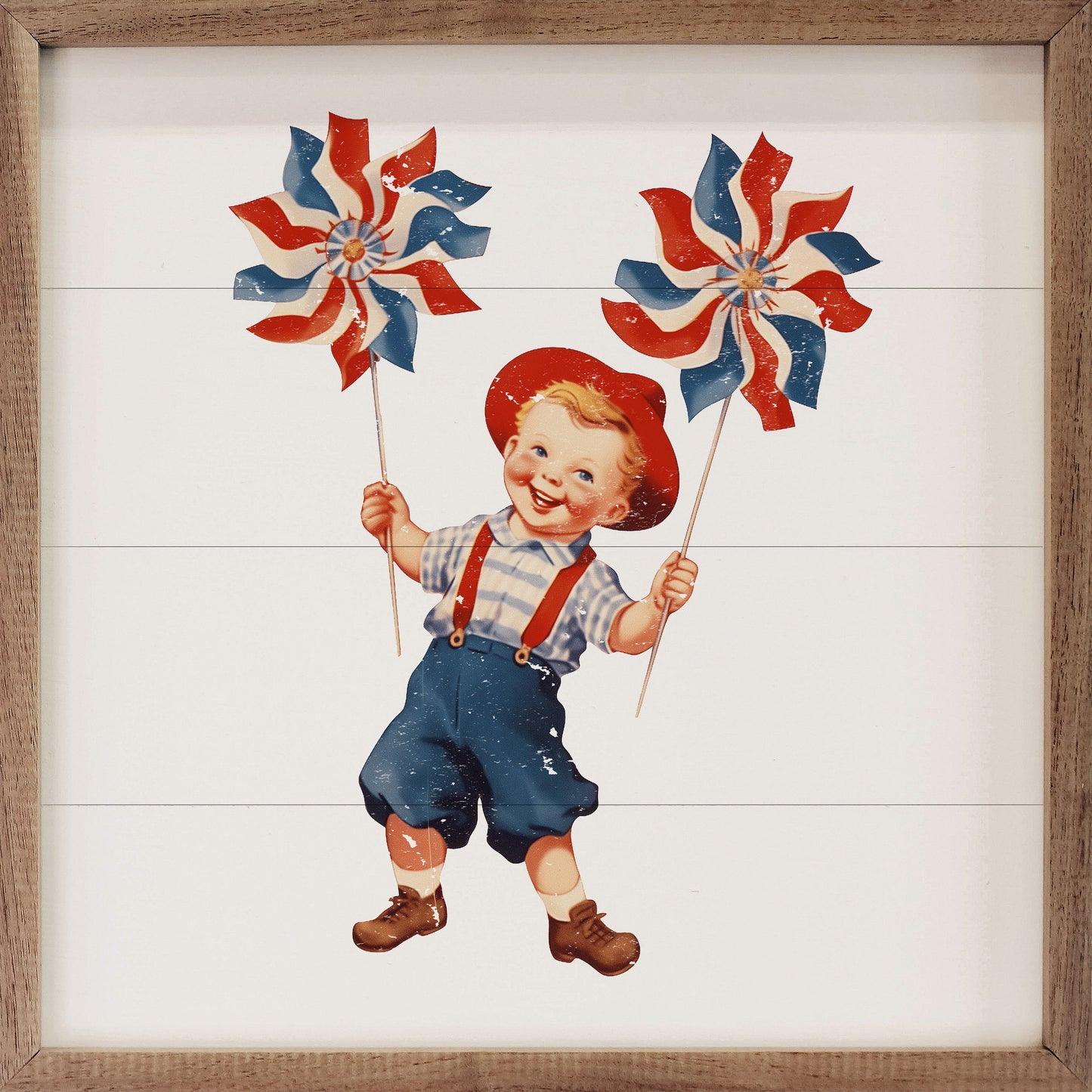 Vintage Patriotic Boy