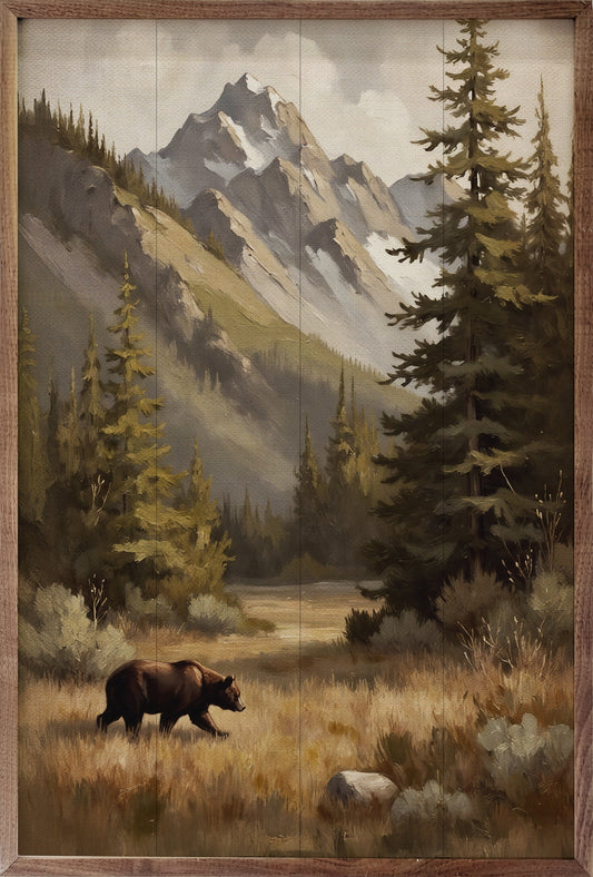 Bear In Mountains