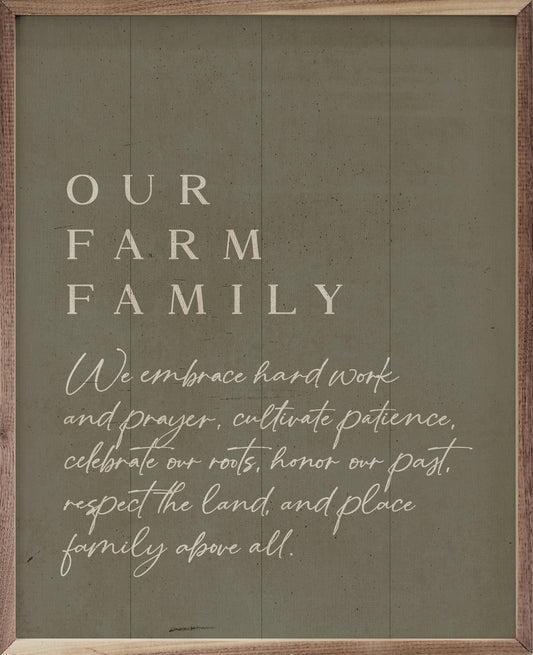 Our Farm Family Green