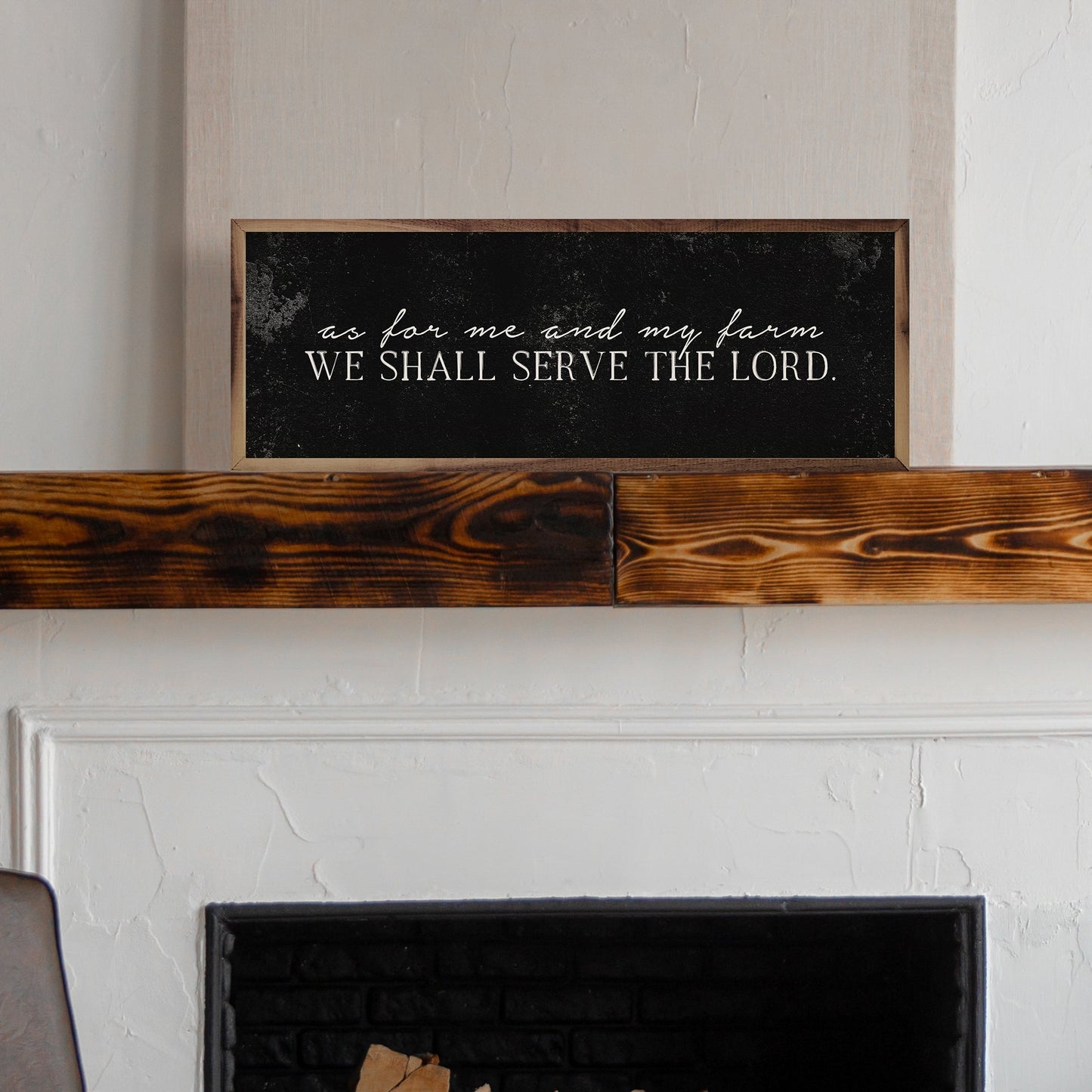 We Shall Serve The Lord Black