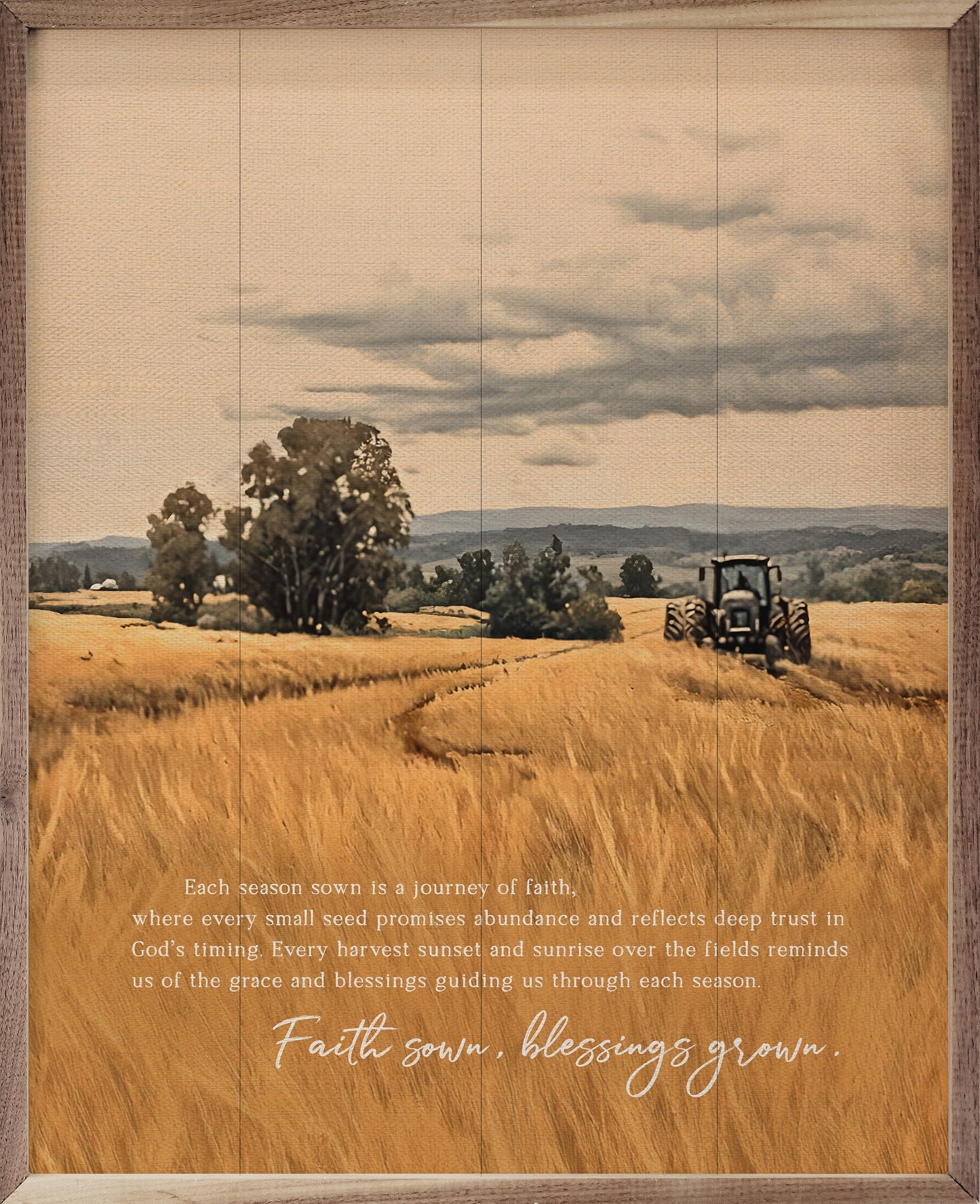 Faith Sown Blessings Grown