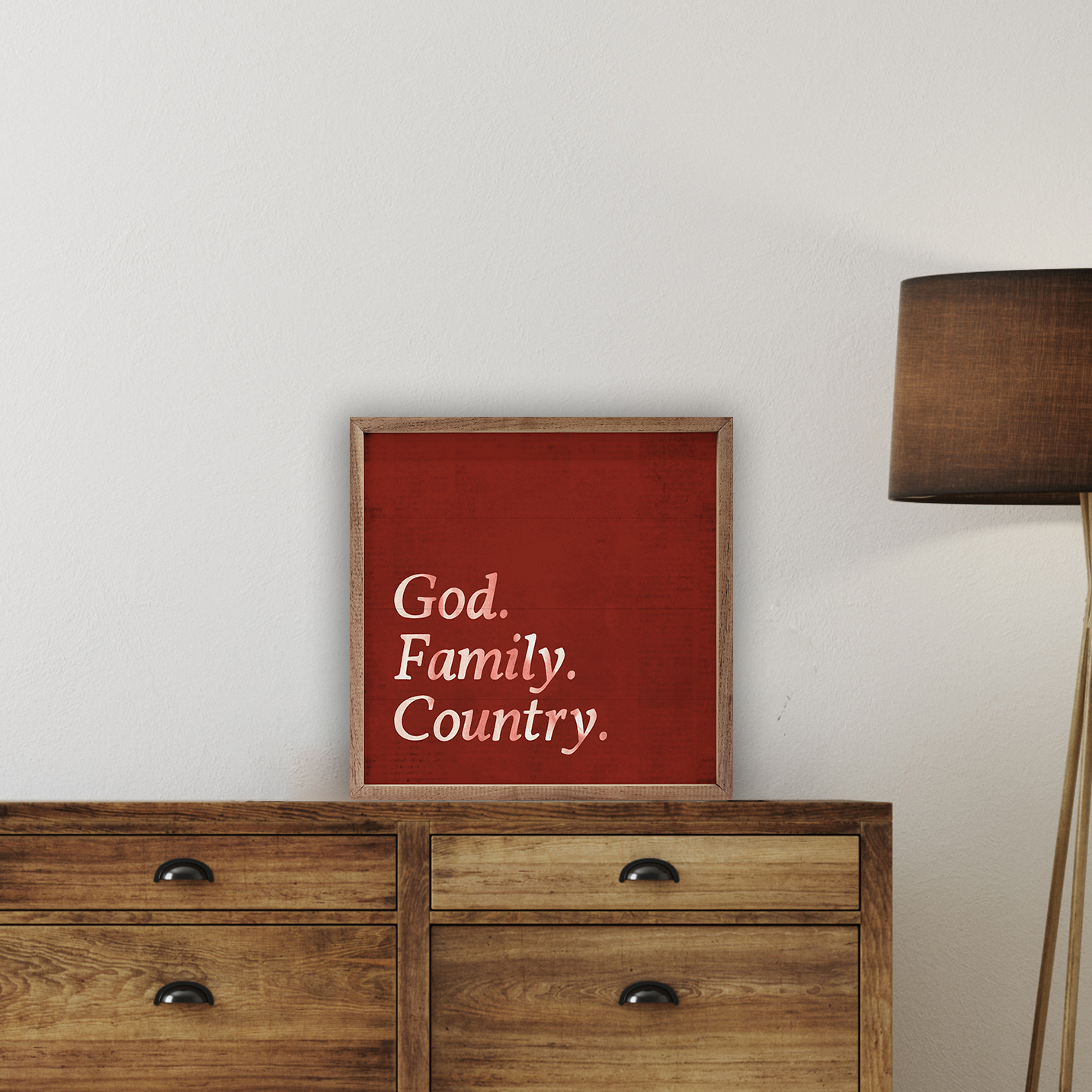 God Family Country