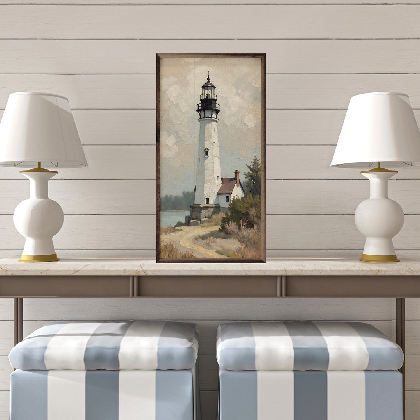 Lighthouse In The Bay