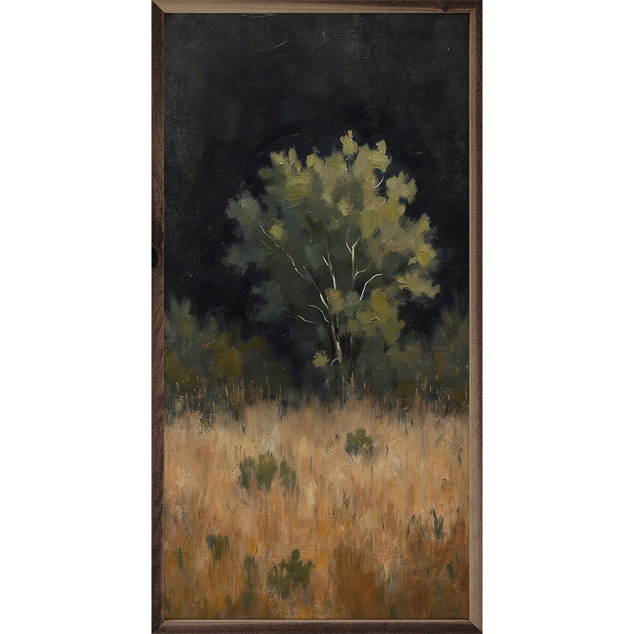 Field Grass With Tree