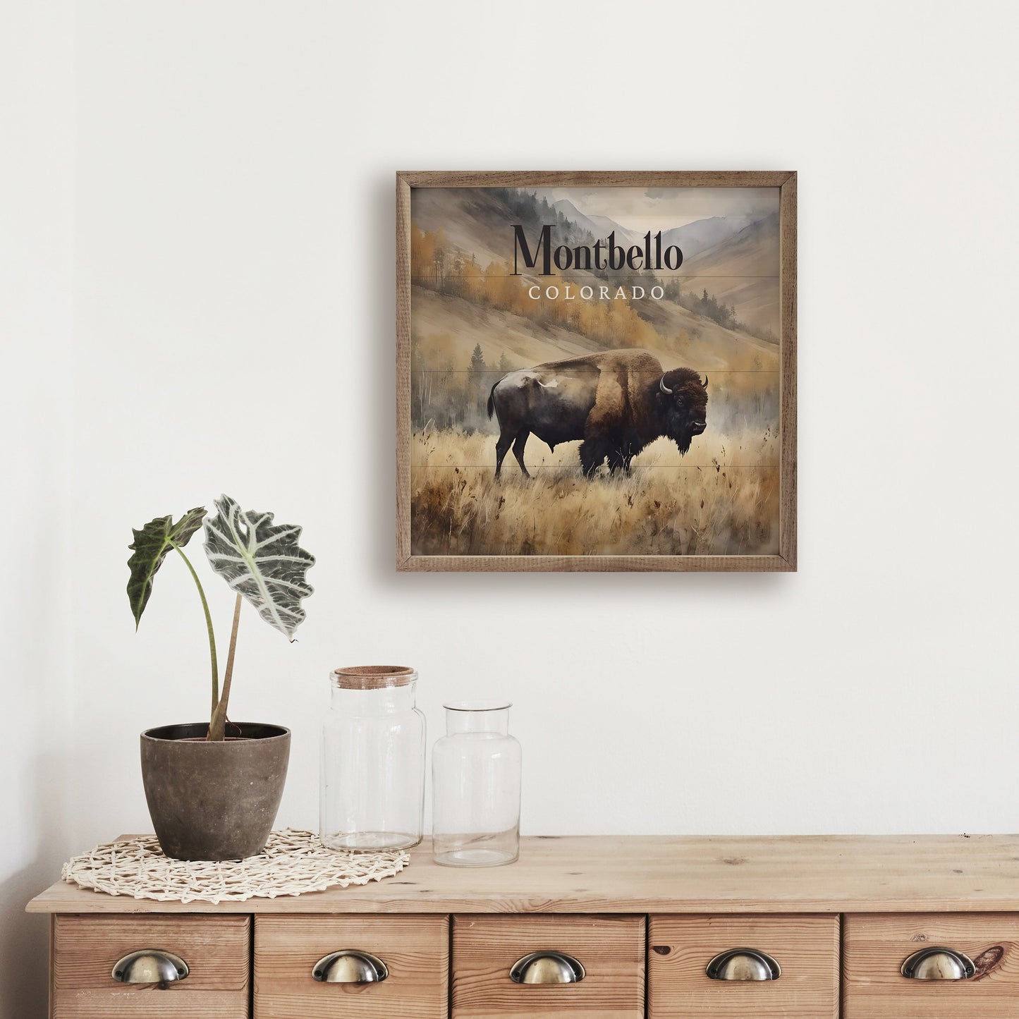 Personalized City State Bison