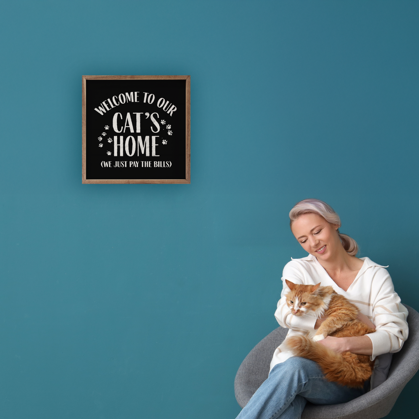 Welcome To Our Cat's Home