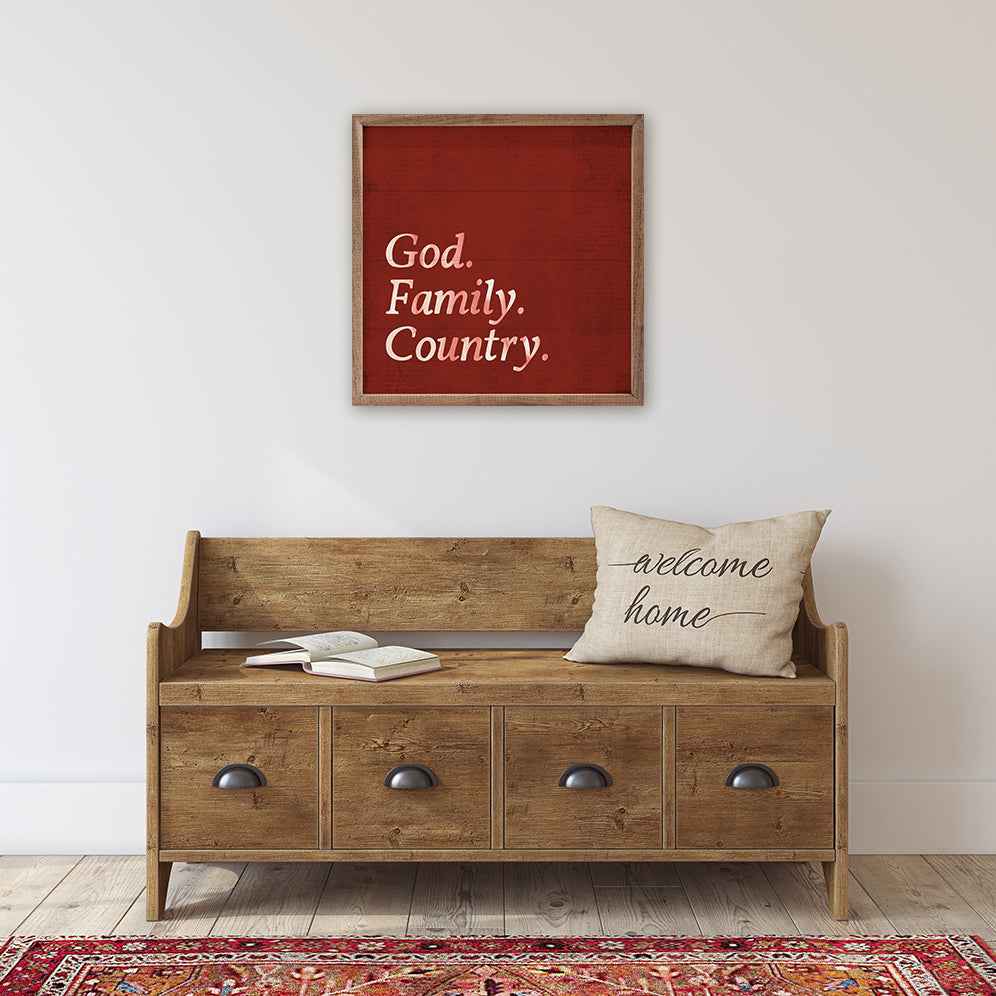God Family Country
