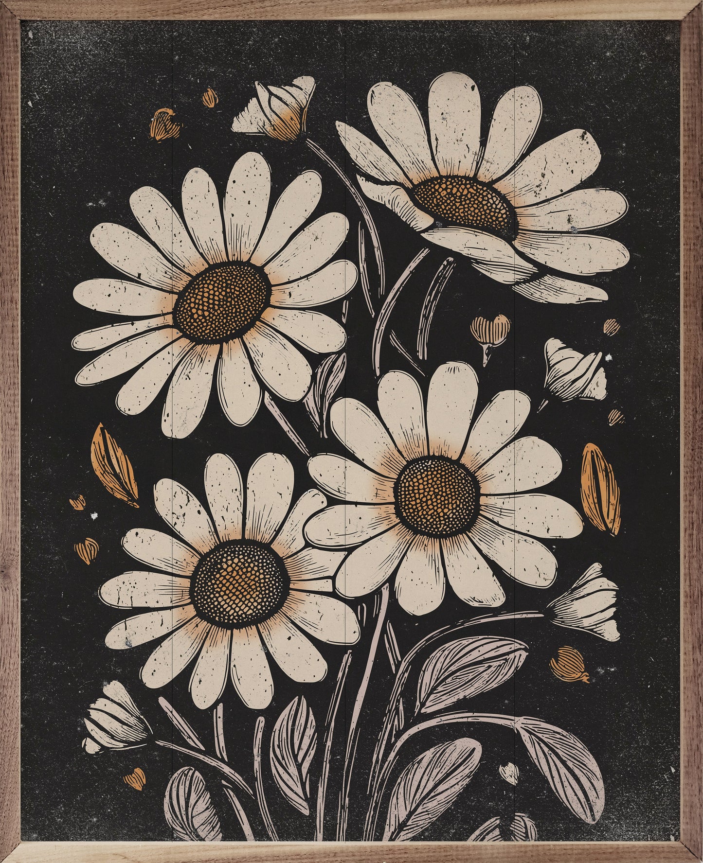Daisies Black