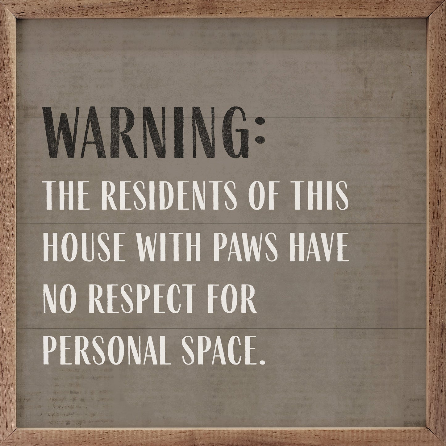 Warning No Personal Space