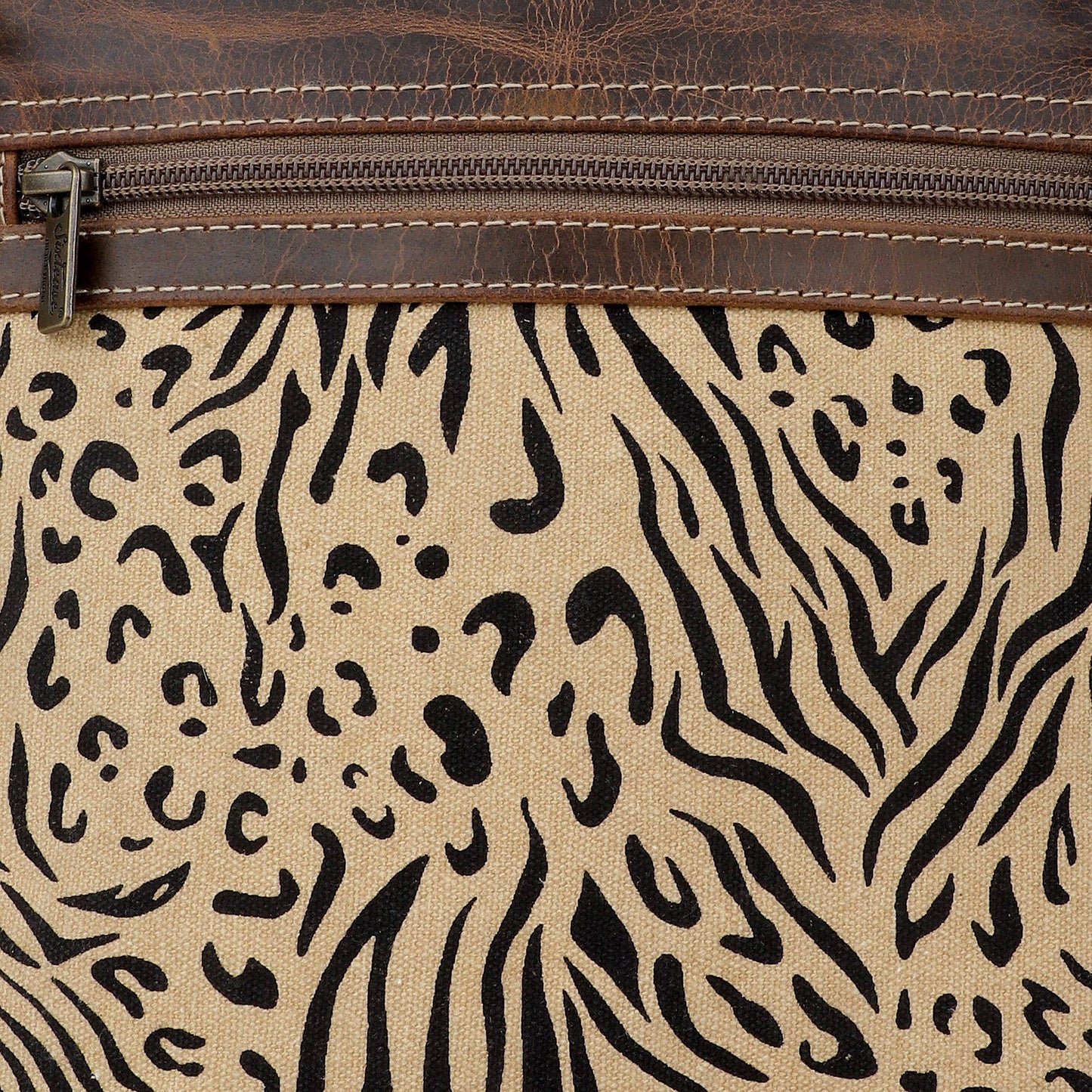 Canvas & Leather Crossbody